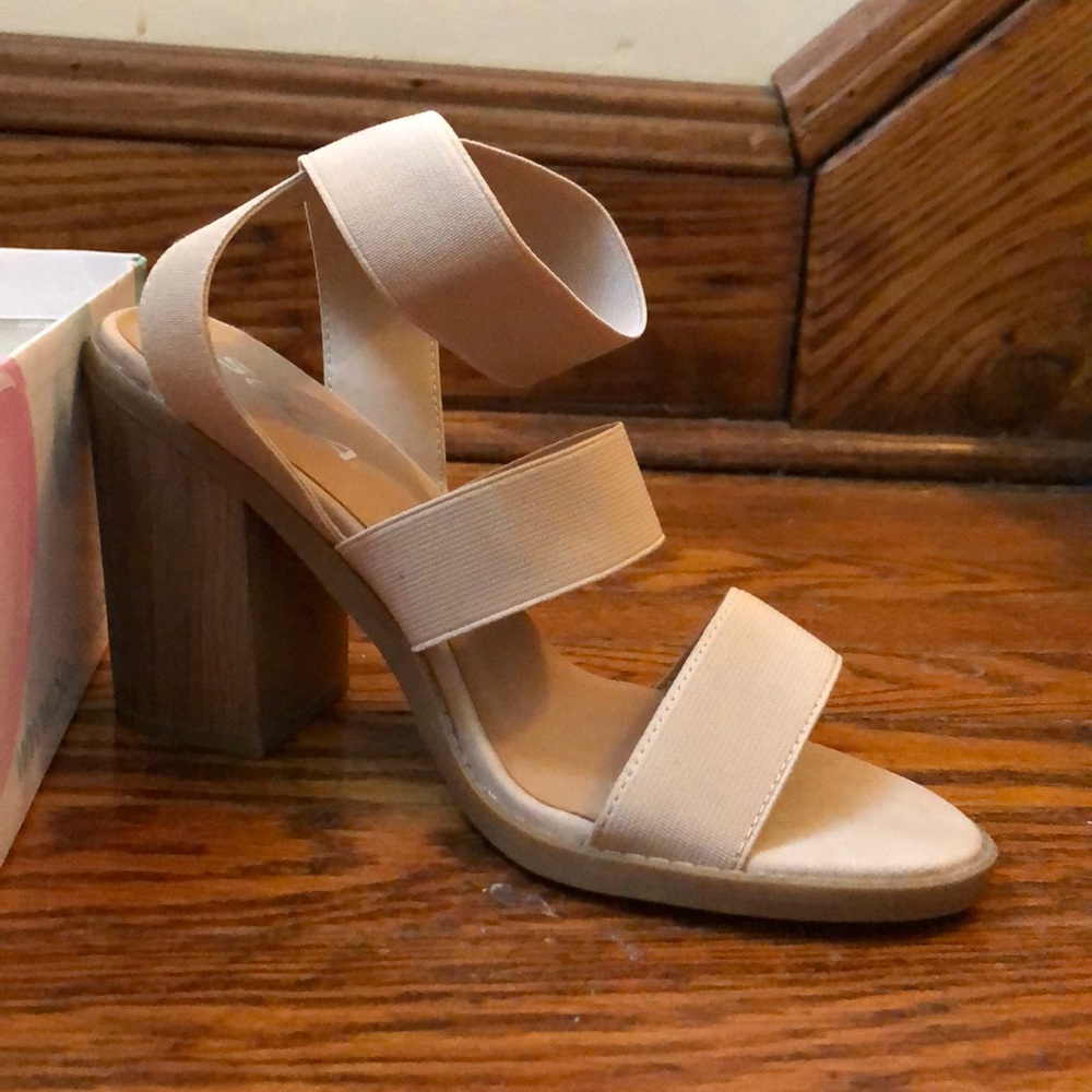 Strappy Nude Heels